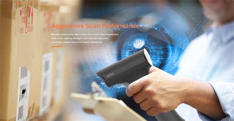 HPRT N130/N130BT handheld scanner with aggressive scan performance