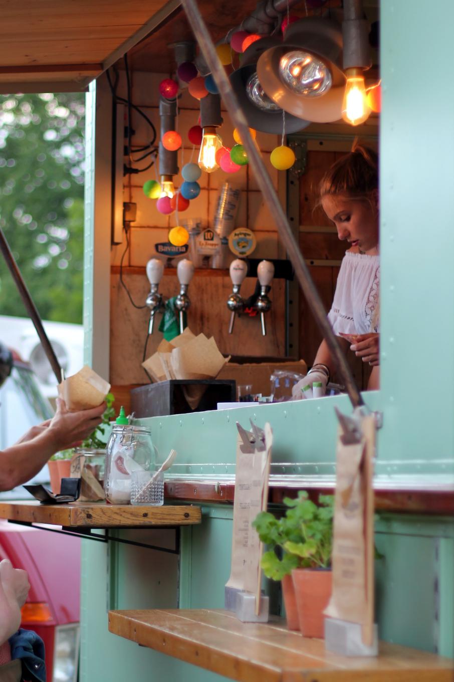 in the food truck