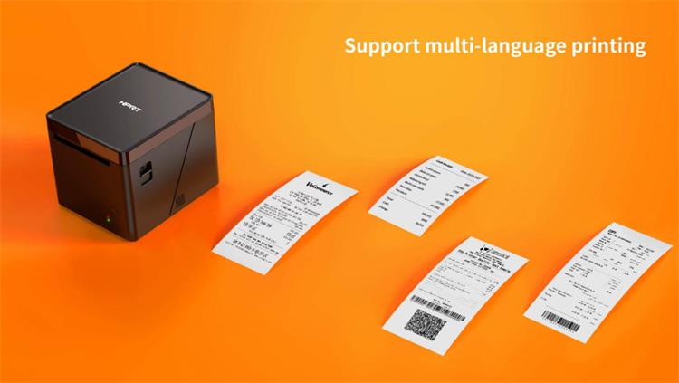 HPRT TP80N thermal receipt printer supports multi-language printing