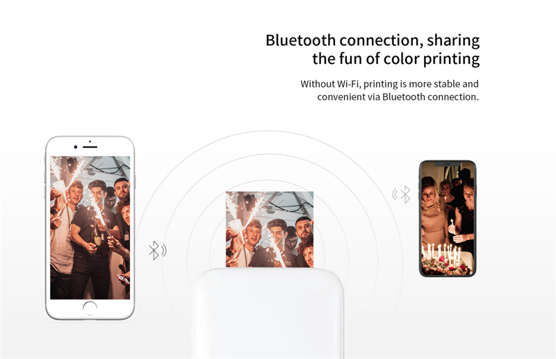 Imprimanta foto HPRT acceptă conectivitatea Bluetooth