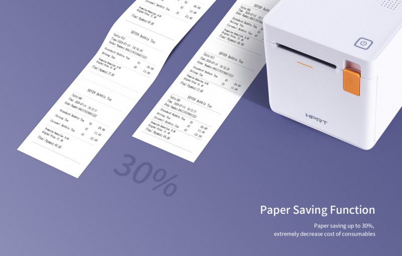 HPRT TP585 58mm receipt printer generates clear printing.png